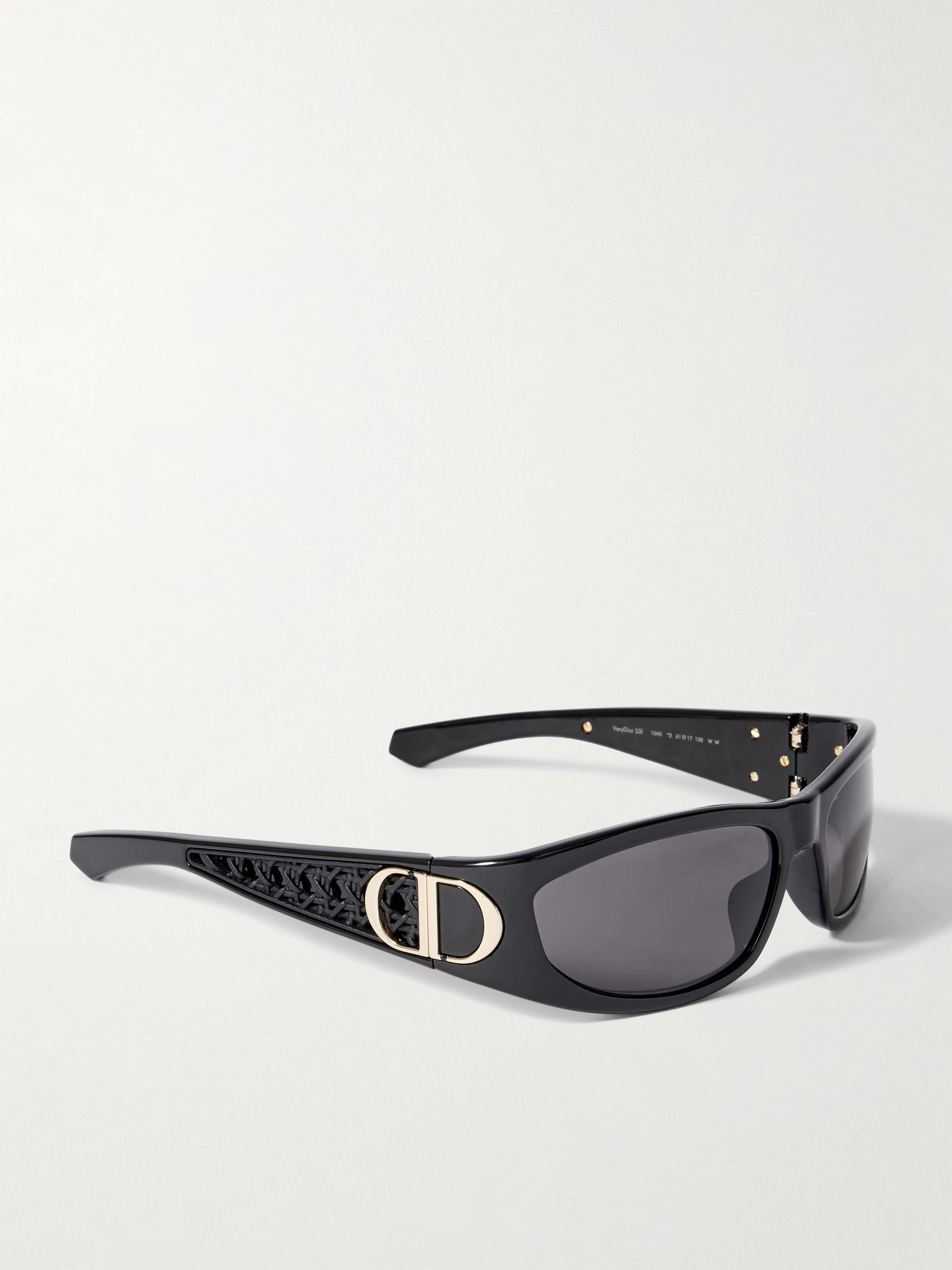 VeryDior S3I D-frame acetate sunglasses Black - 3