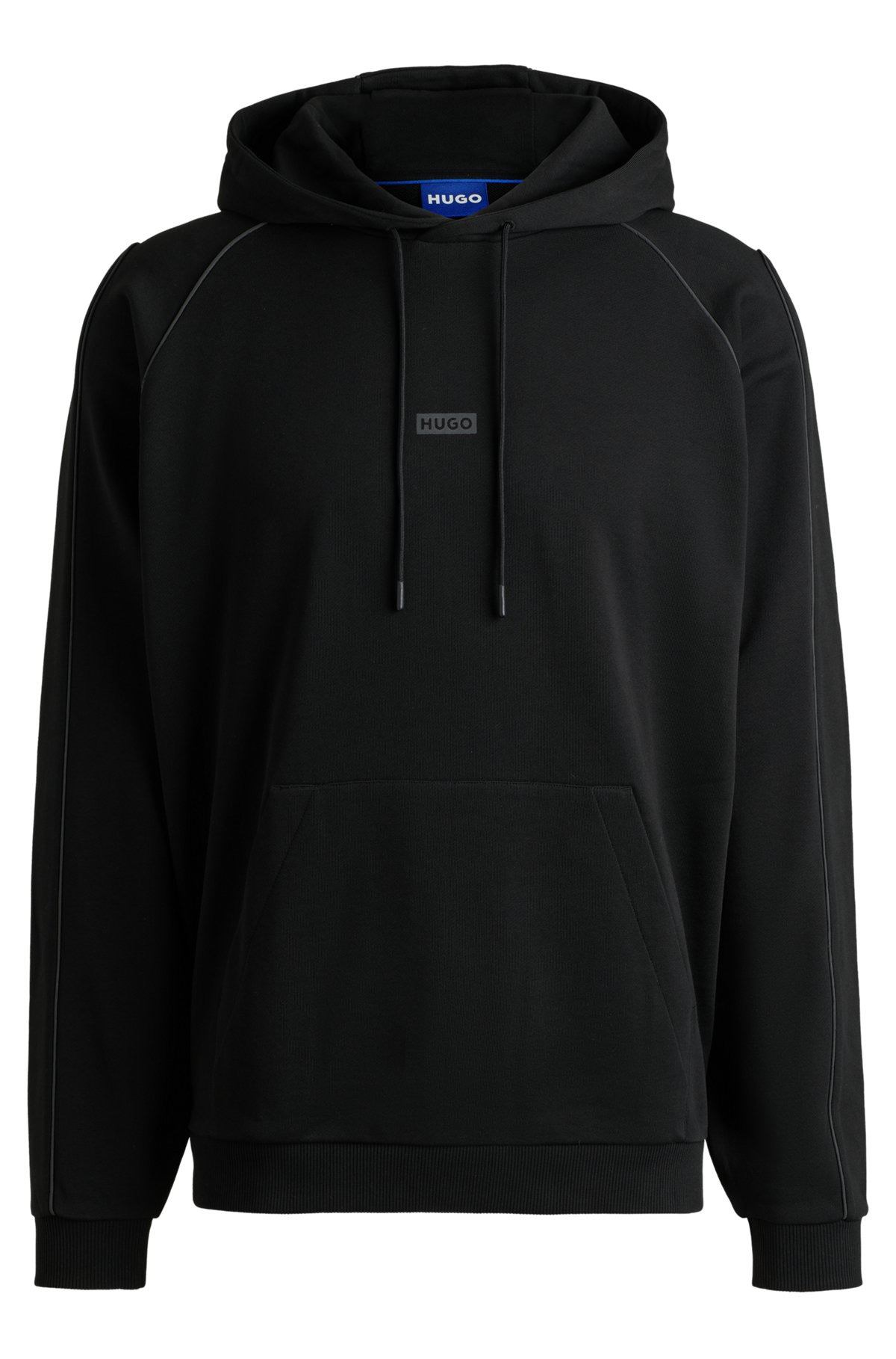 COTTON-TERRY SWEATSHIRT WITH DECORATIVE REFLECTIVE TRIMS - 1
