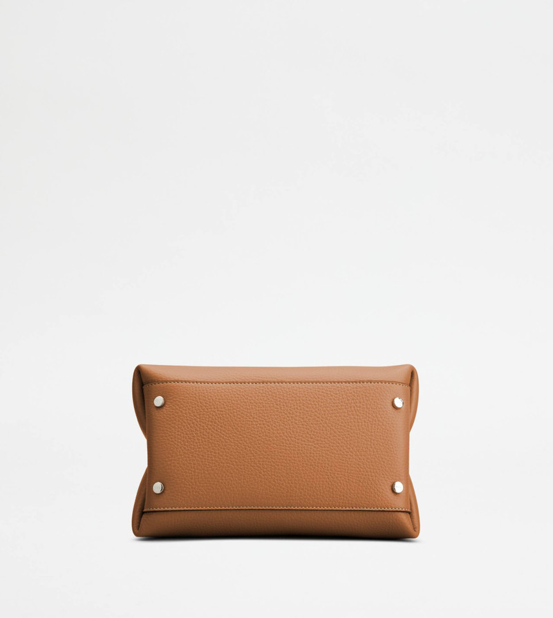 BAG IN LEATHER MICRO - BROWN 3