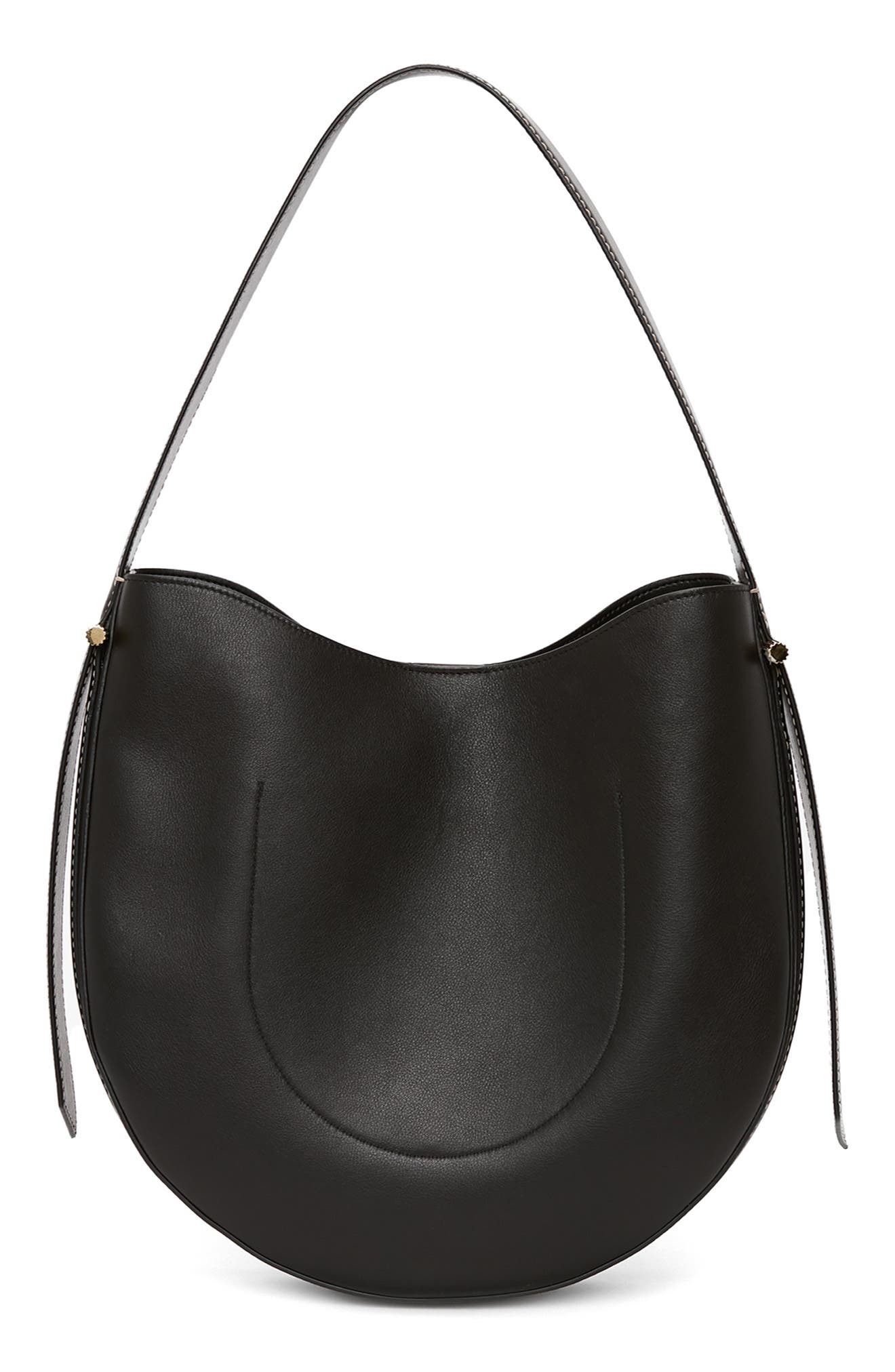 Victoria Beckham Dia Leather Hobo Bag in Black at Nordstrom - 2
