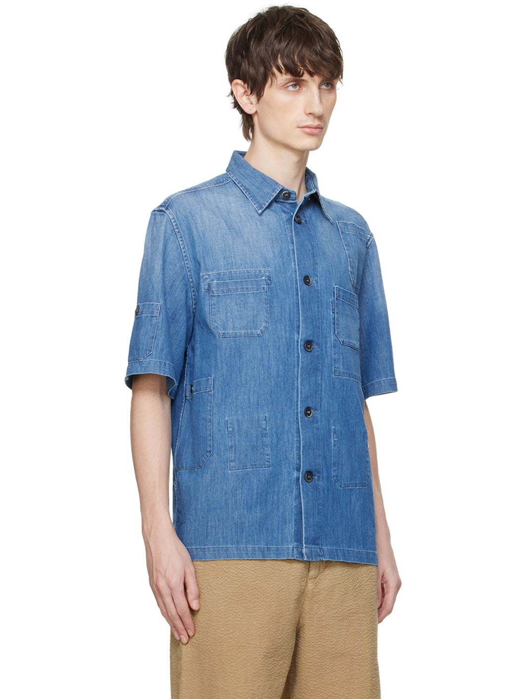 Blue Nodola Denim Shirt - 2