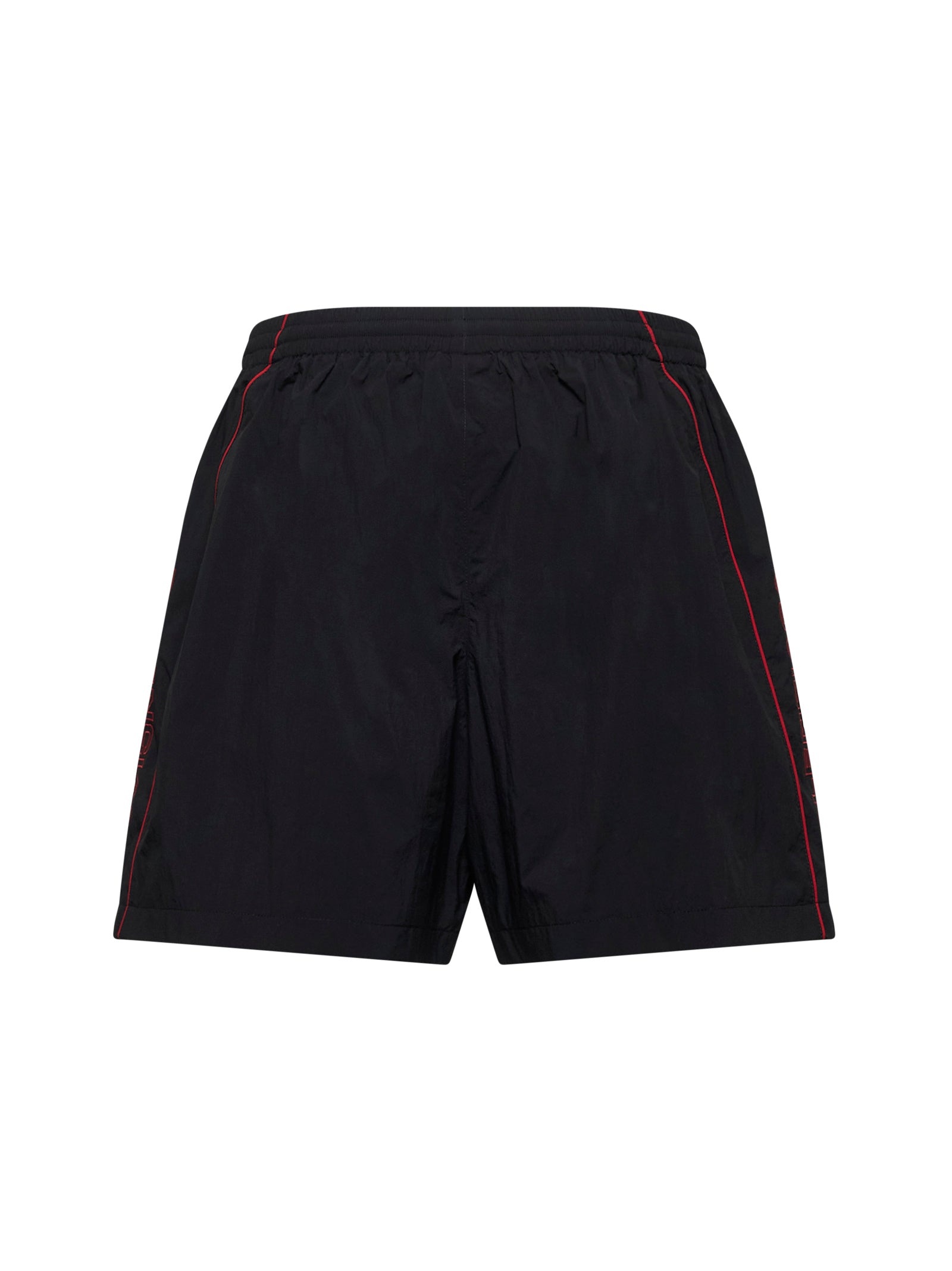 Black logo embroidery tracksuit shorts - 2