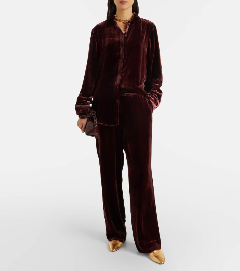 ASCENO London velvet shirt outlook