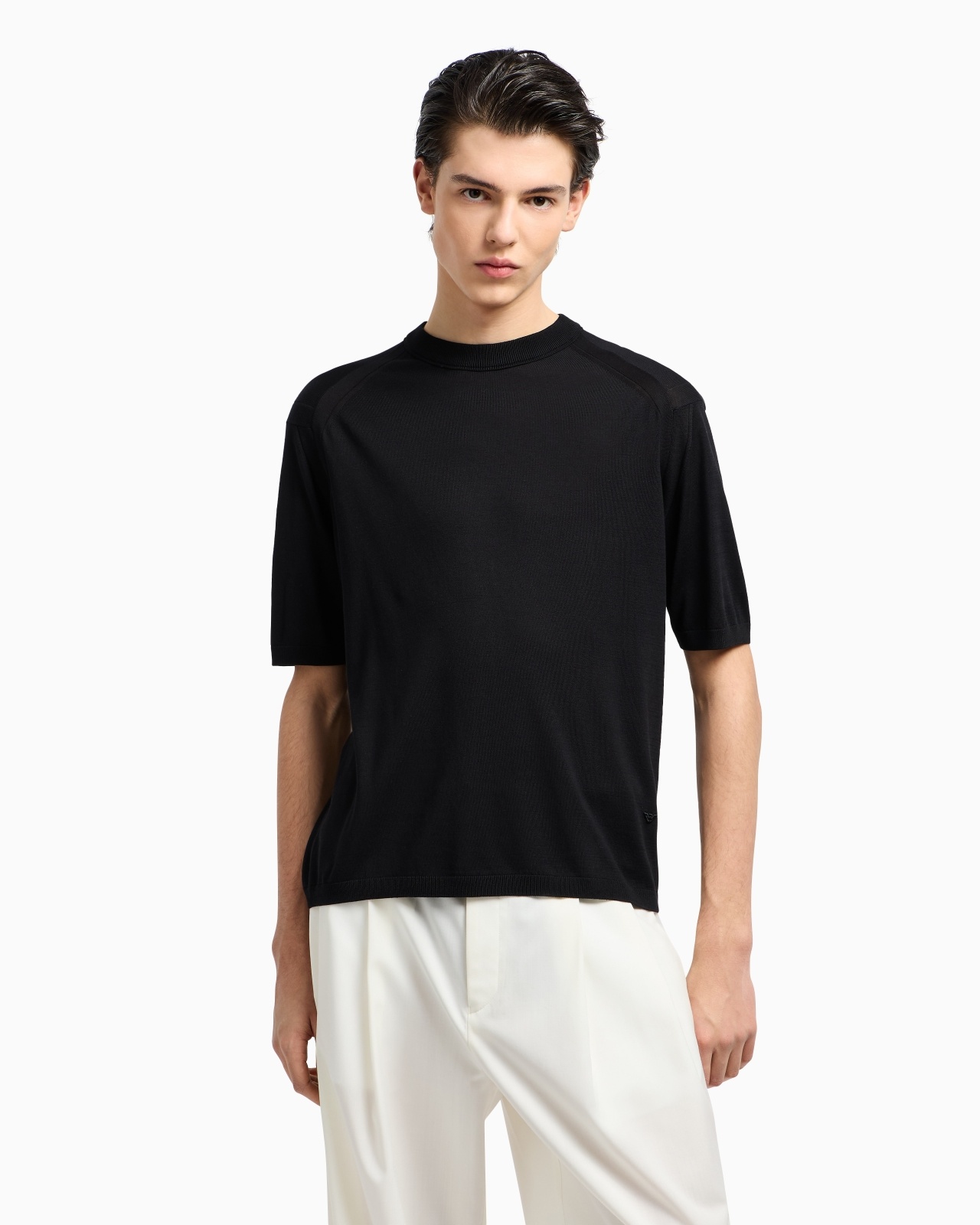 ASV LYOCELL-BLEND PLAIN-KNIT JUMPER - 2