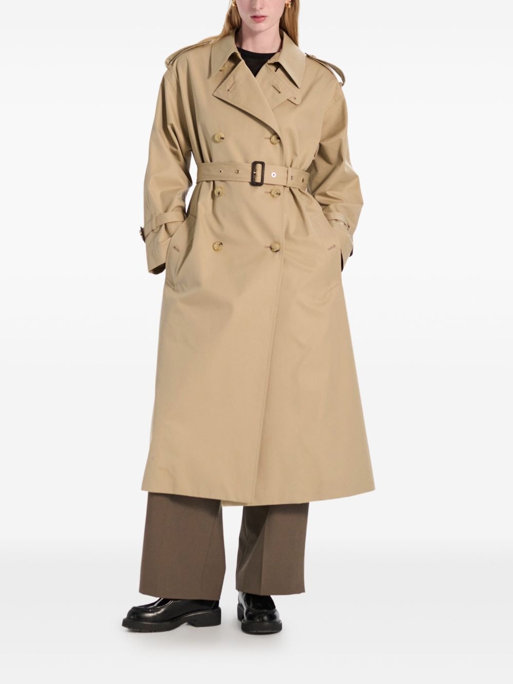 Buckholm double-breasted belted trench coat - 2