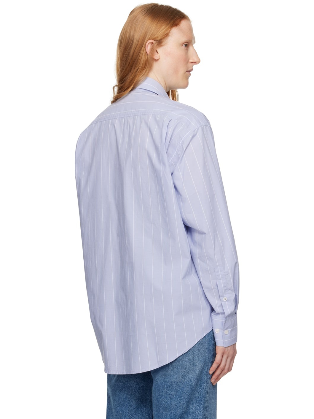 Blue Stripe Shirt - 3