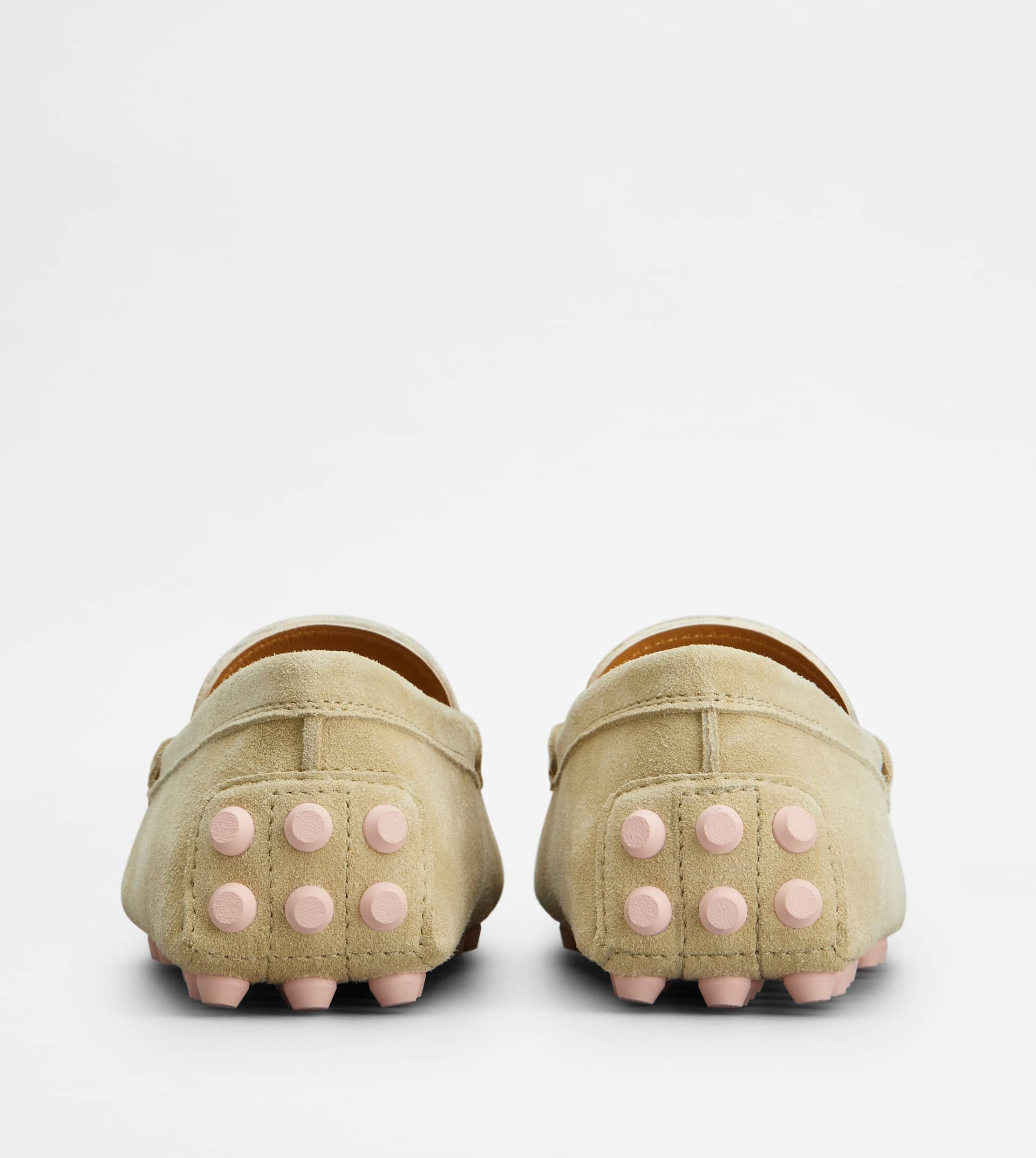 TOD'S GOMMINO BUBBLE IN SUEDE - BEIGE, PINK - 2
