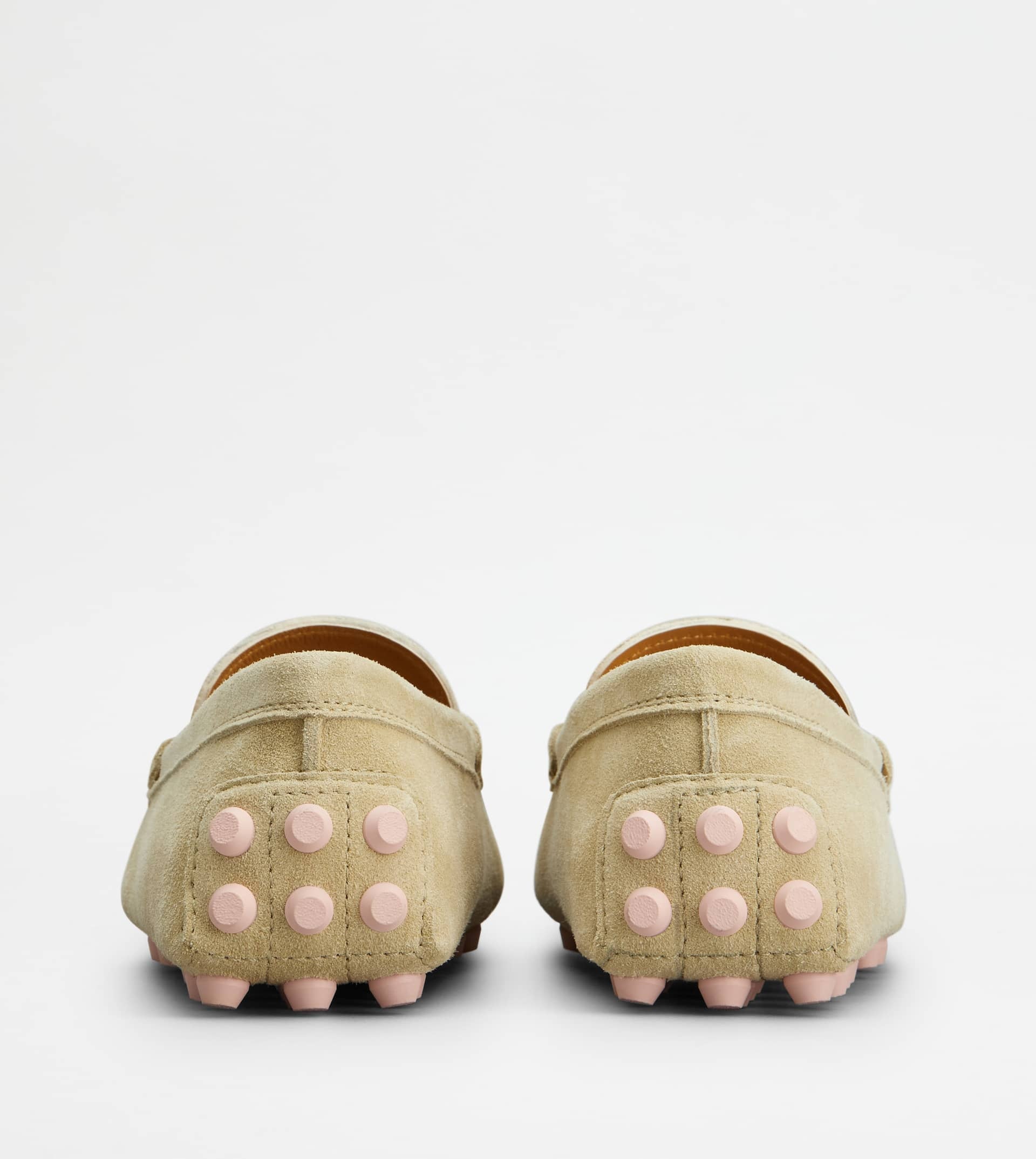TOD'S GOMMINO BUBBLE IN SUEDE - BEIGE, PINK - 3