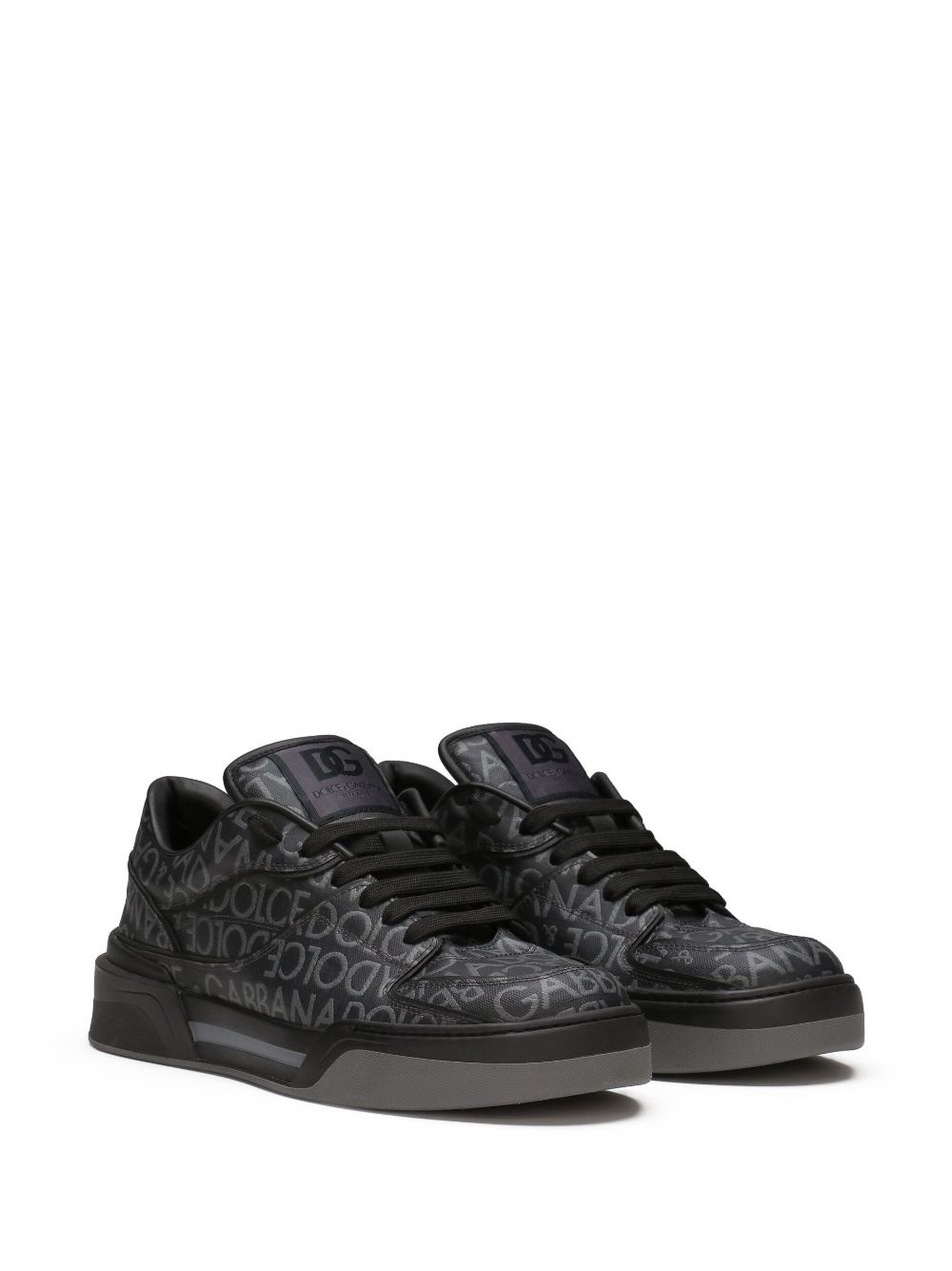 New Roma coated-jacquard sneakers - 2