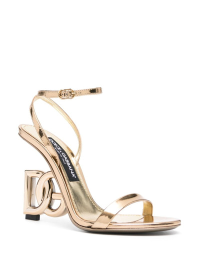 Dolce & Gabbana Keira 105mm leather sandals outlook
