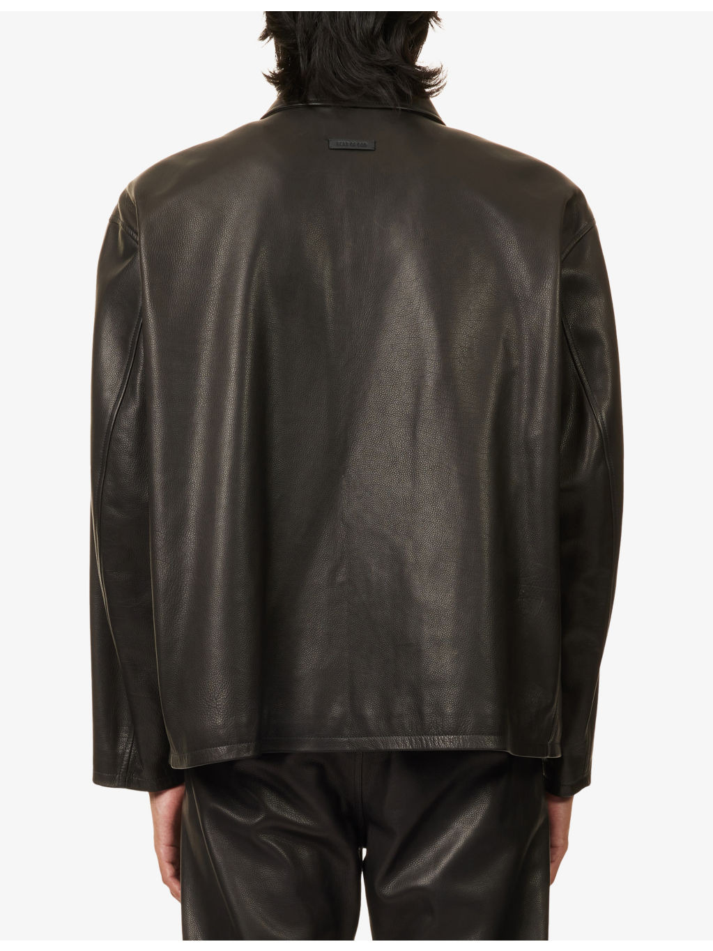 Rider Long-Sleeve Leather Jacket - 4