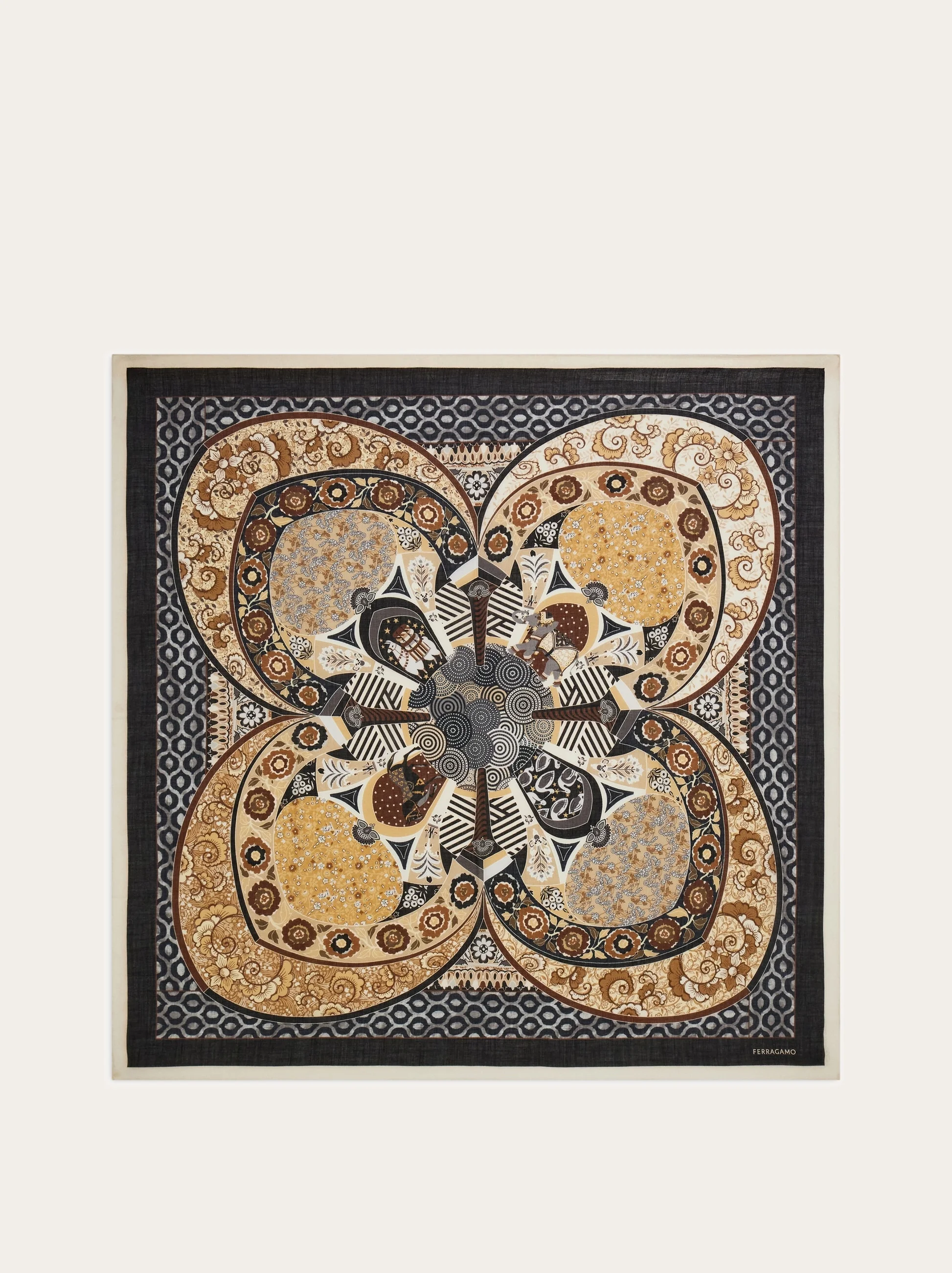 Monile print shawl - 1