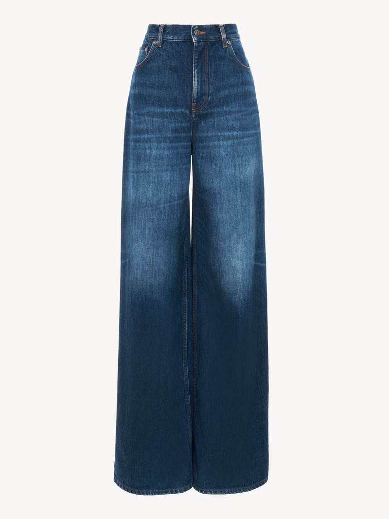Chloé WIDE-LEG JEANS IN DENIM outlook