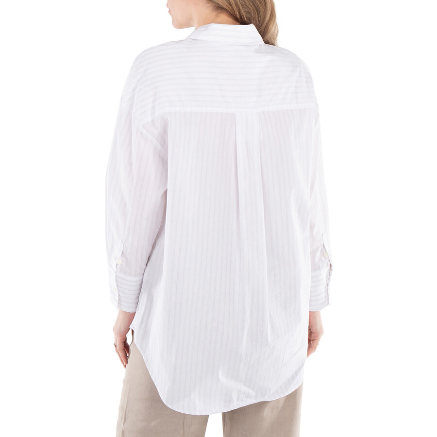 Anine Bing Stripe Mika Cotton Shirt - 3