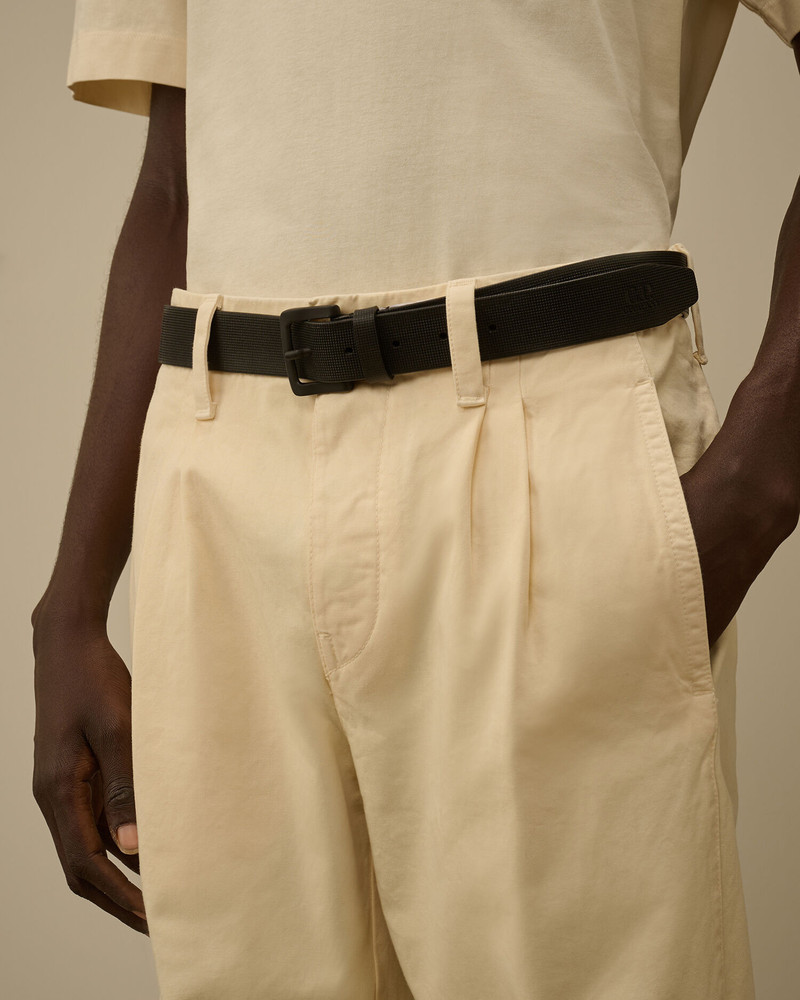 Leather Printed Logo Belt 5
