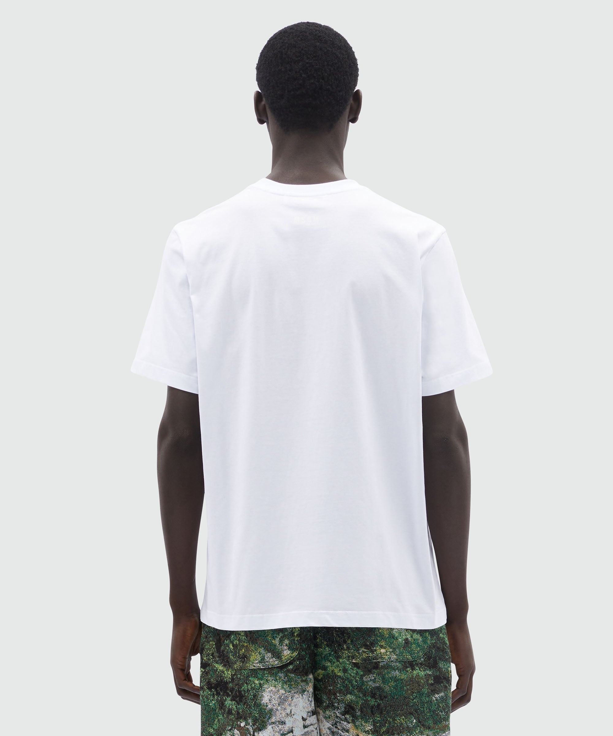 White jersey T-Shirt and "La Vedetta" patch - 3