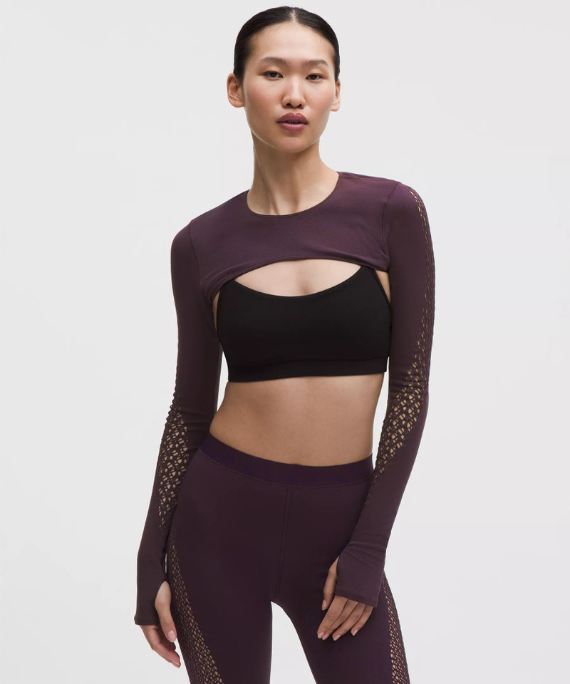RevealKnit Interlace Long-Sleeve Shrug 1