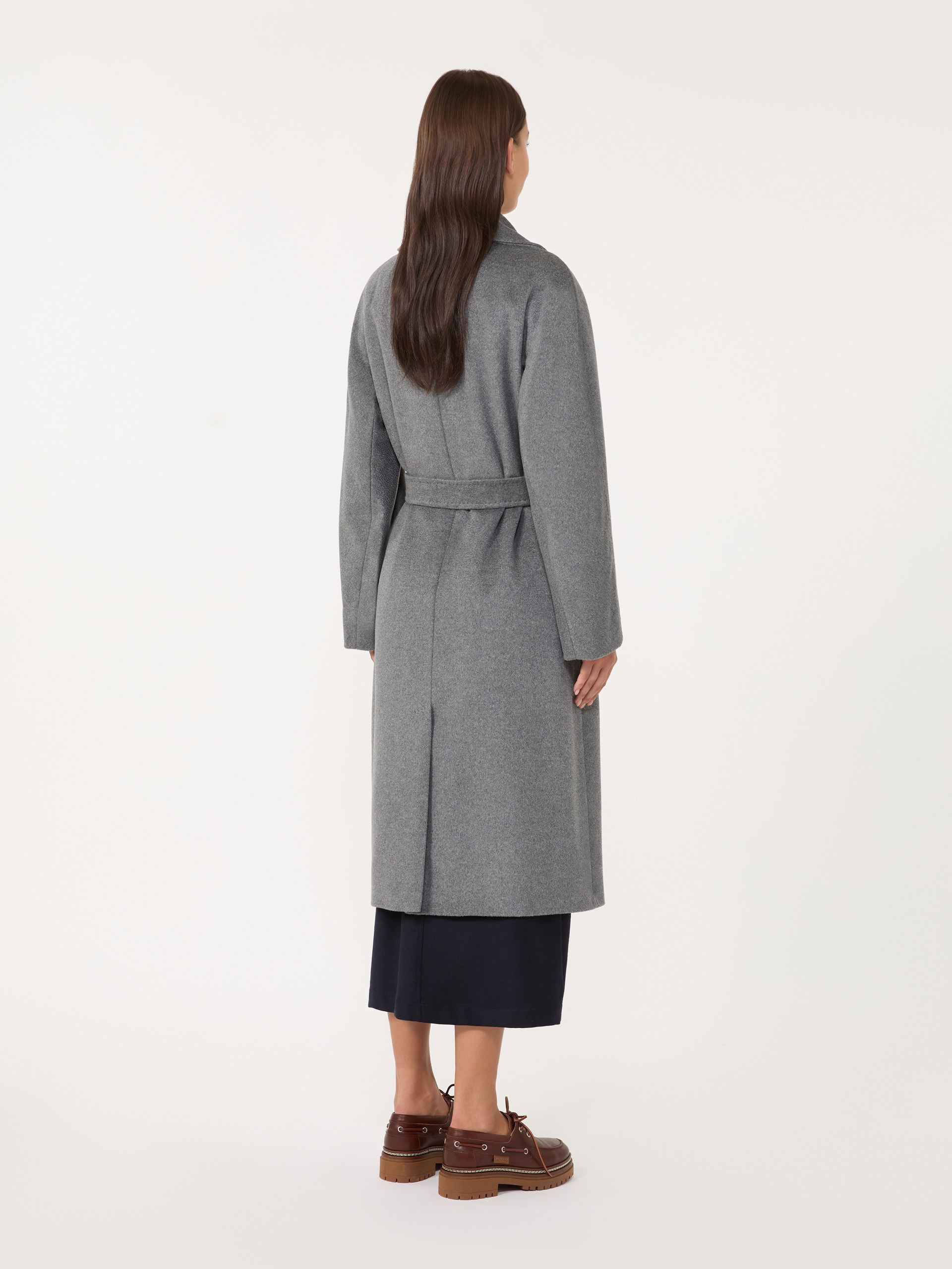 RESINA Double-breasted wool midi coat - 4
