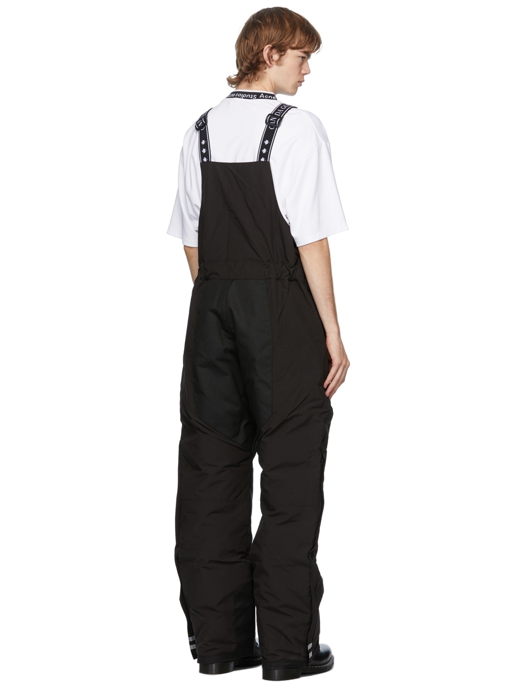 Black Down Tundra Bib Overalls - 3