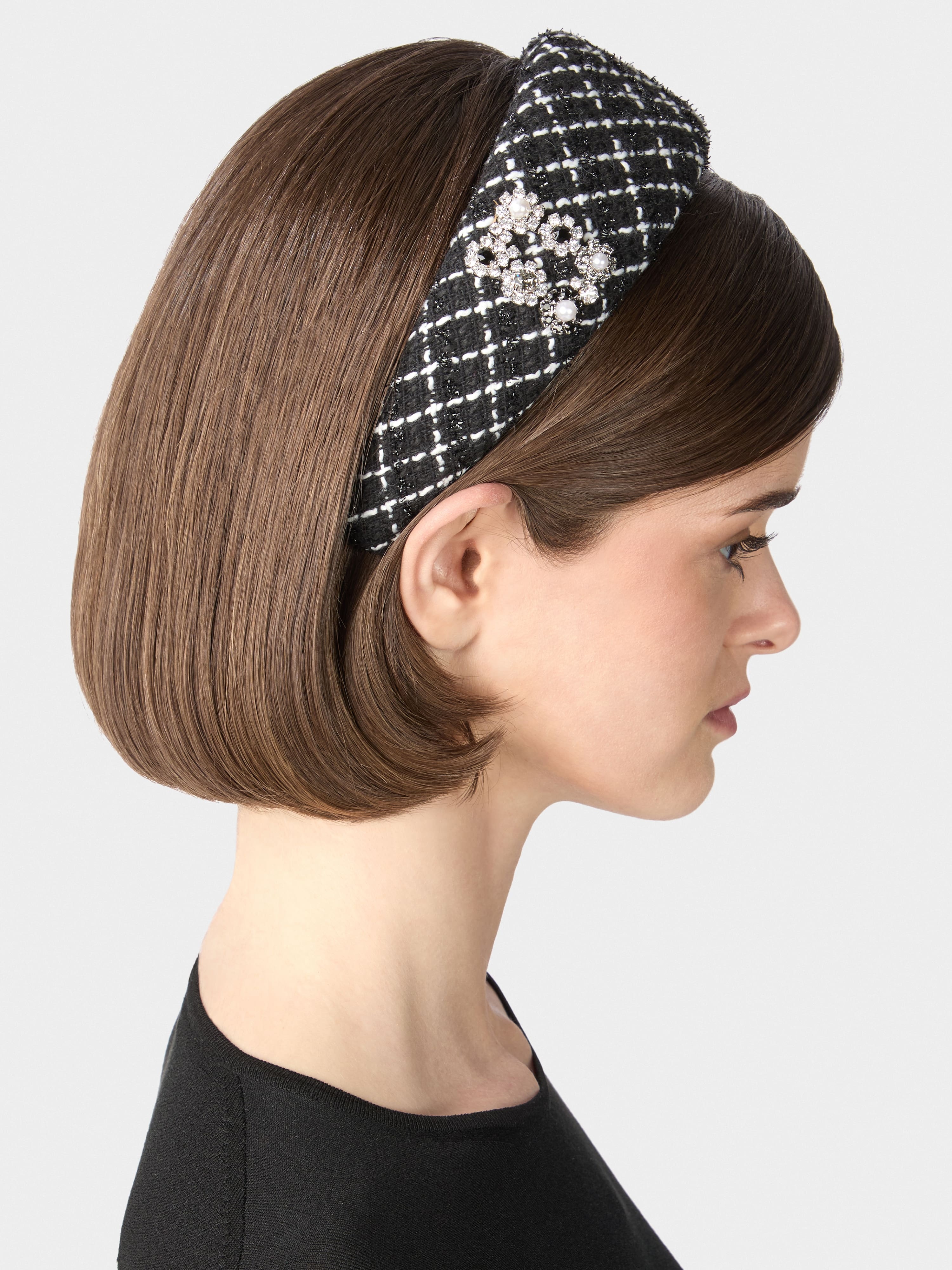 Efflorescence Hairband in tweed - 5