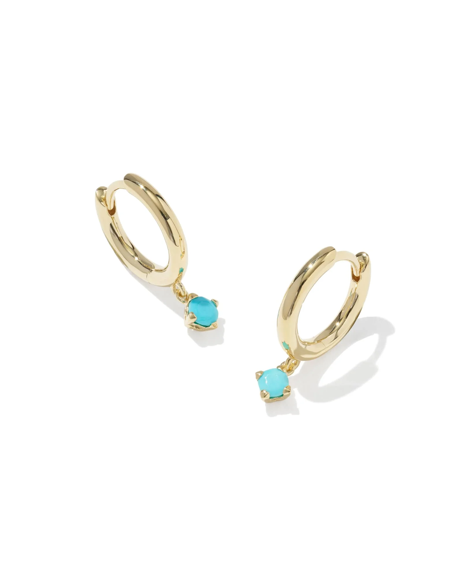 Maisie 18k Gold Vermeil December Huggie Earrings - 1