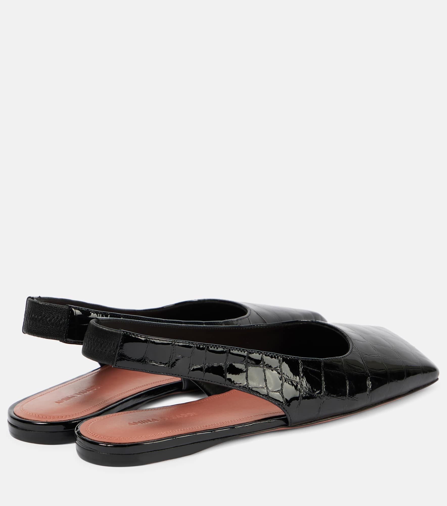 Ane patent leather slingback flats - 2