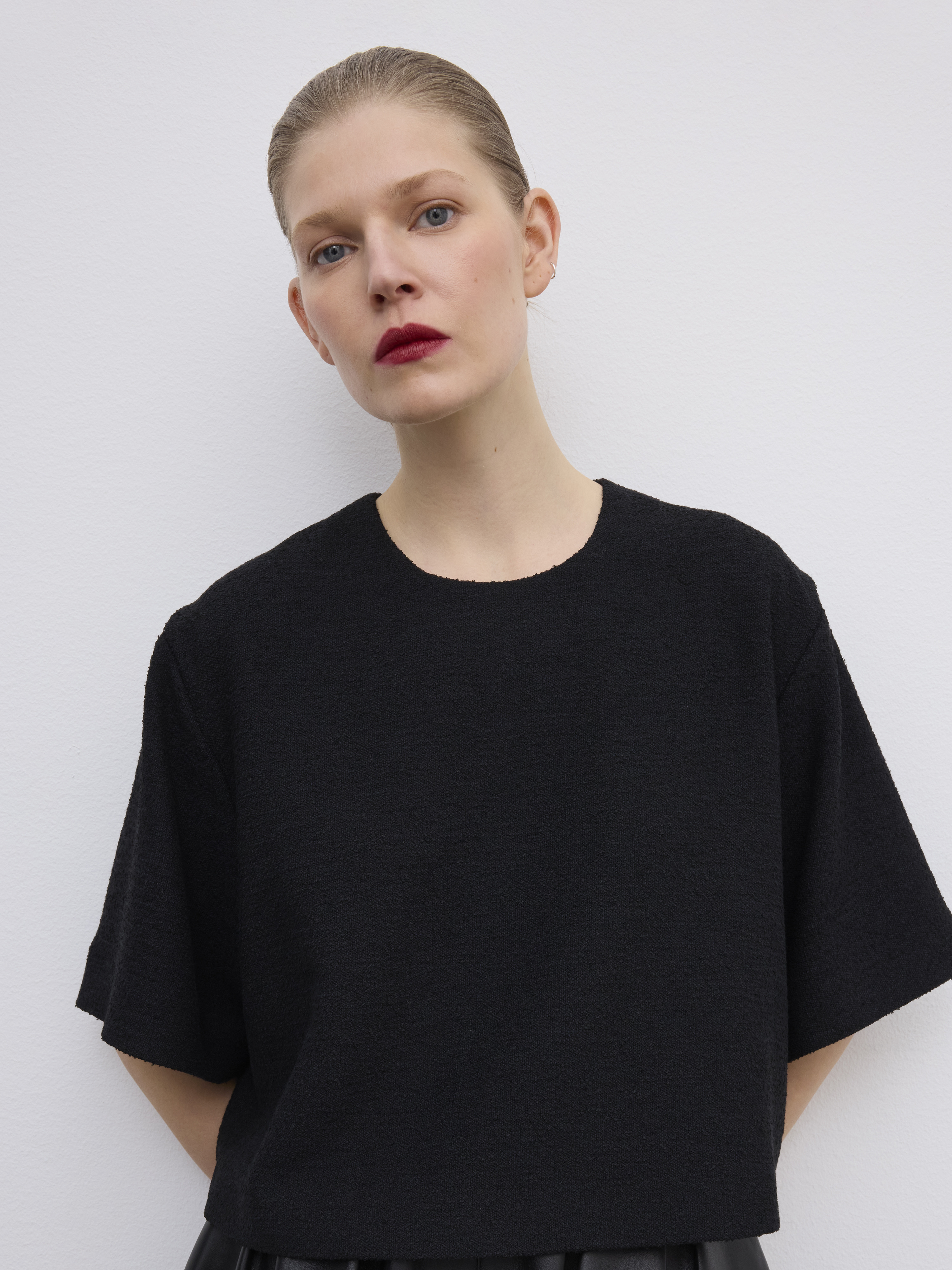 Woven Bouclé T-shirt - 2