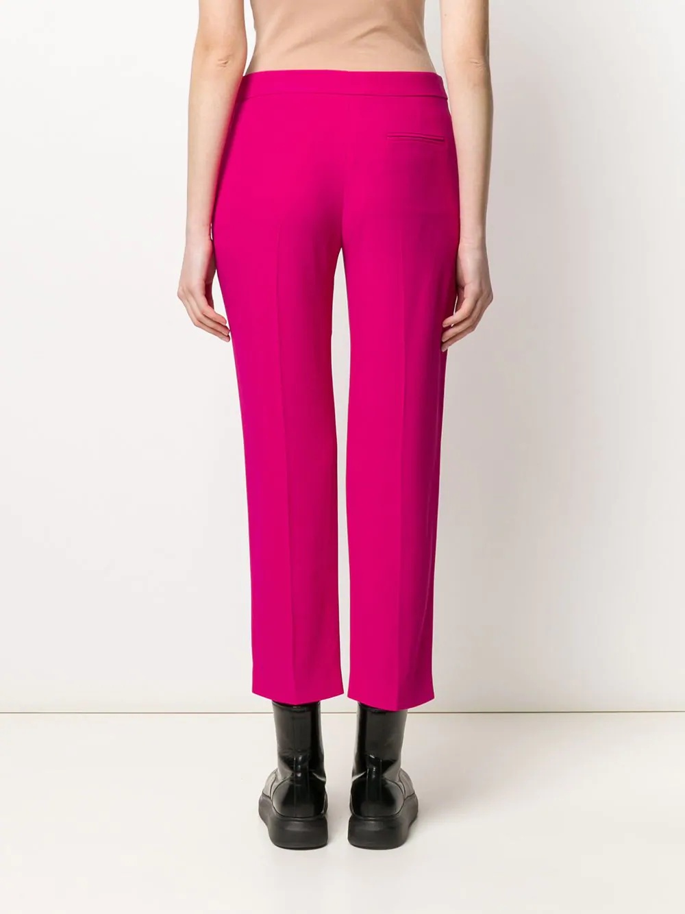 straight cropped trousers - 4