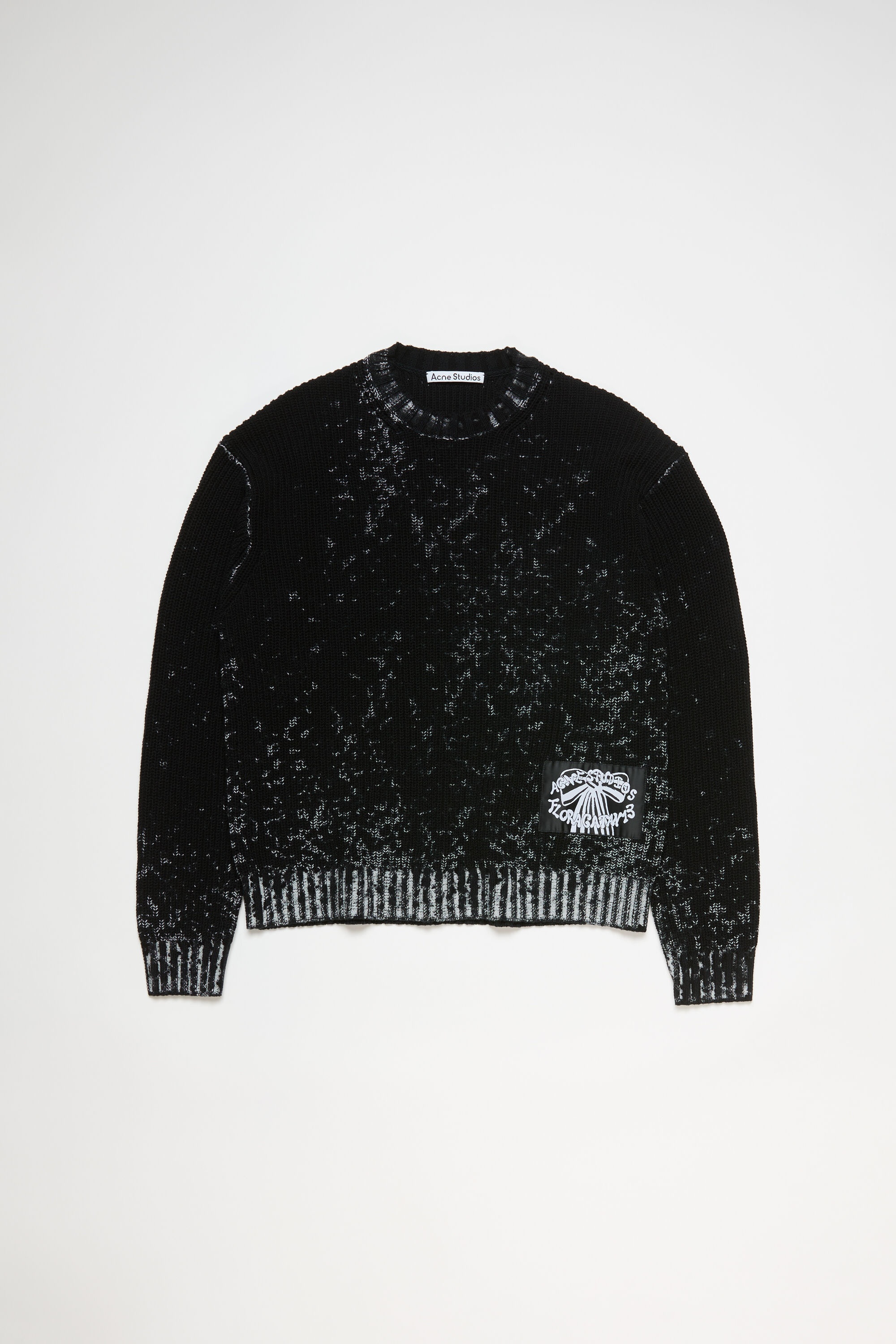Crewneck jumper - Black - 1