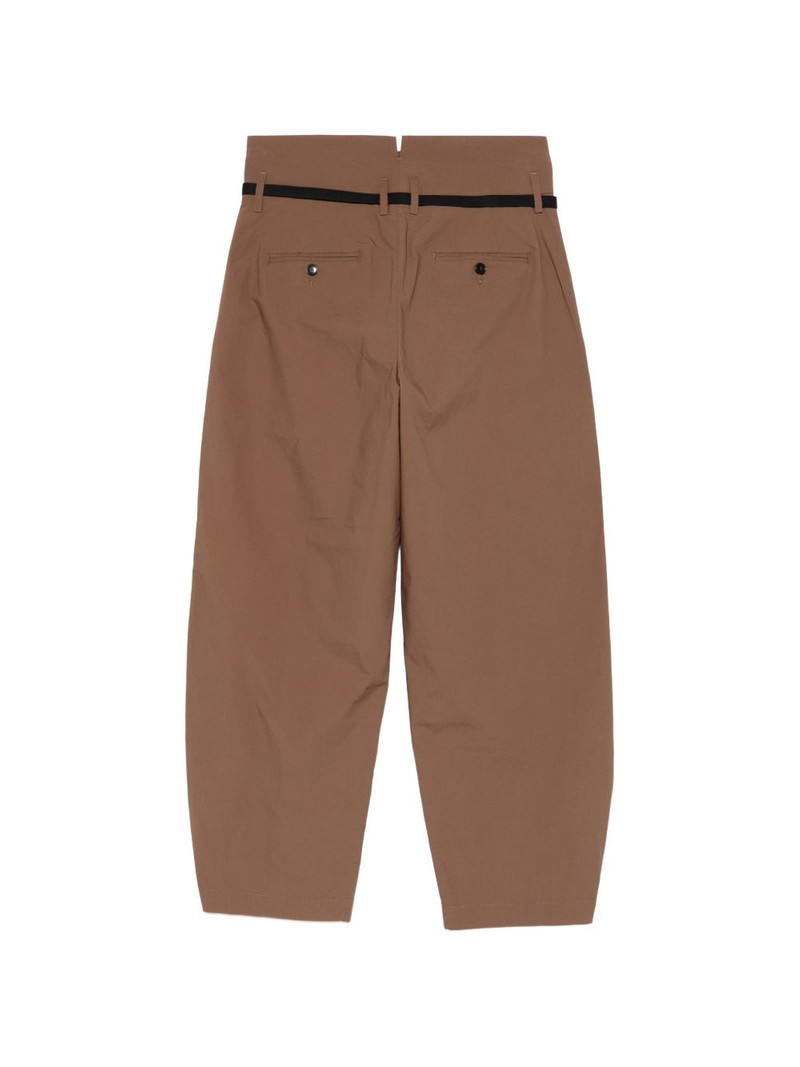 BARENA strap-detail trousers outlook