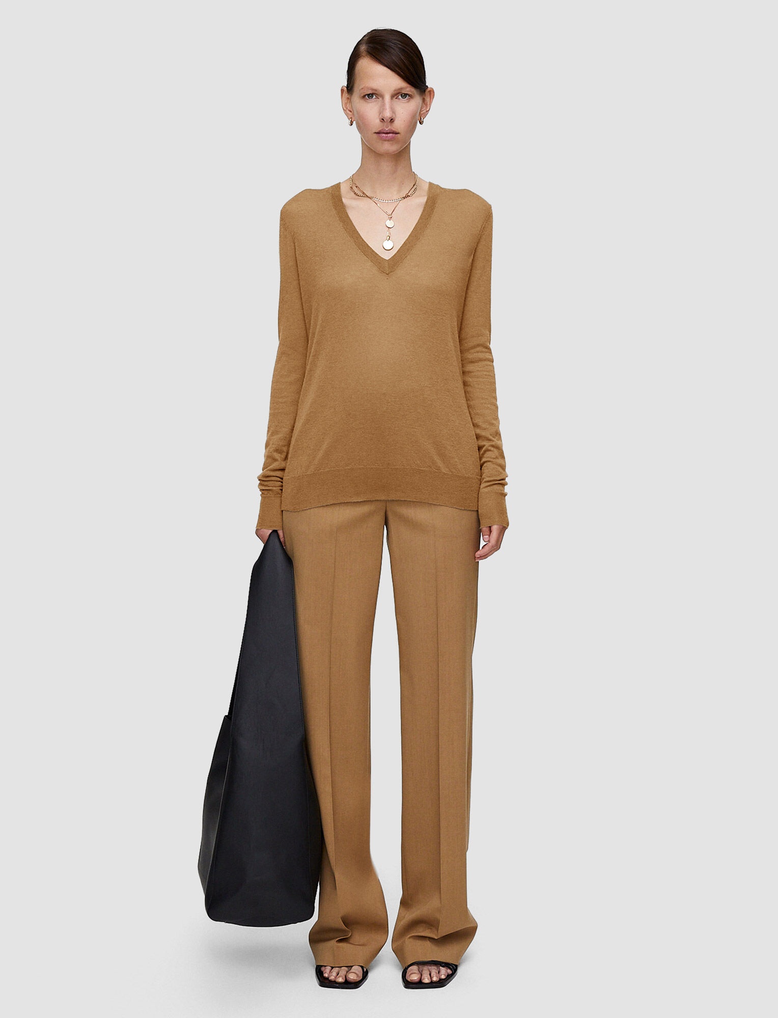 Cashair V Neck Jumper - 2