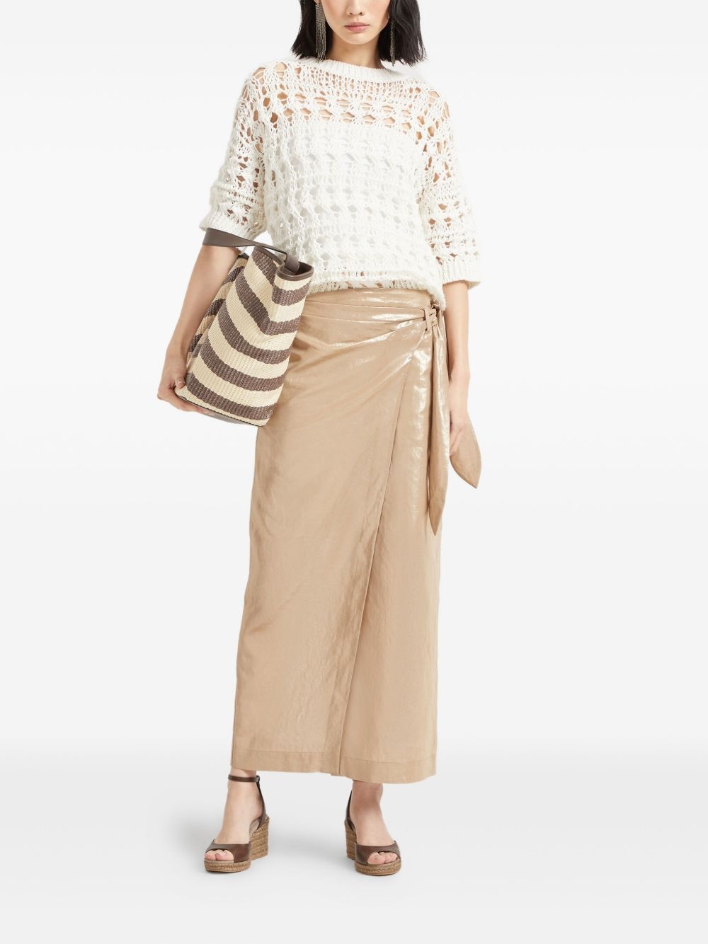 open-knit sweater - 2