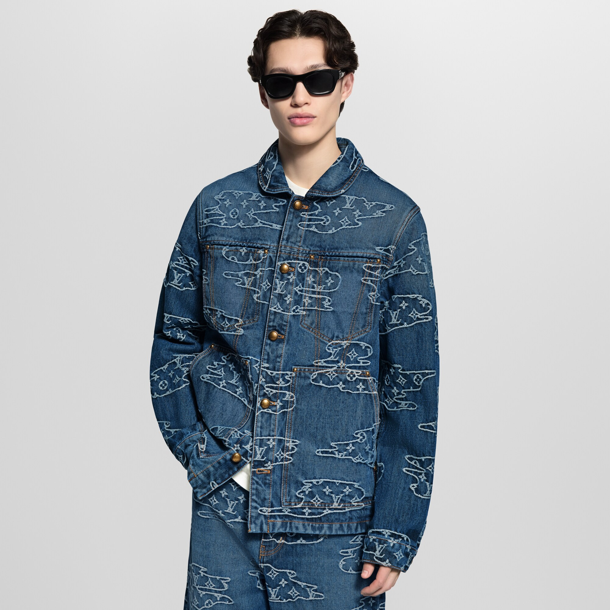 Monogram Denim Workwear Blouson - 2