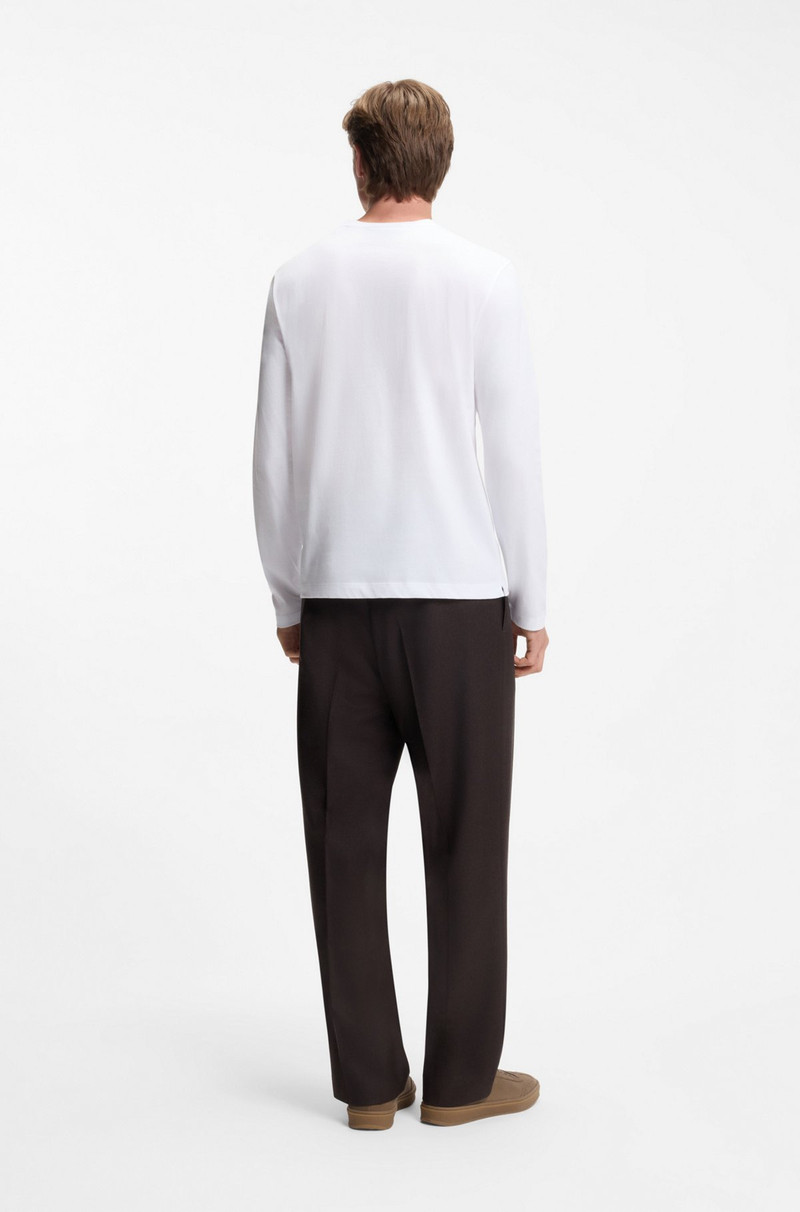 BECKHAM X BOSS T-SHIRT IN MERCERIZED COTTON 5