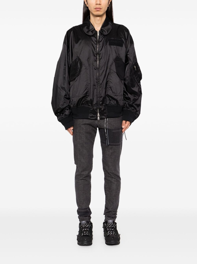 MASTERMIND WORLD logo-embroidered shirt jacket outlook