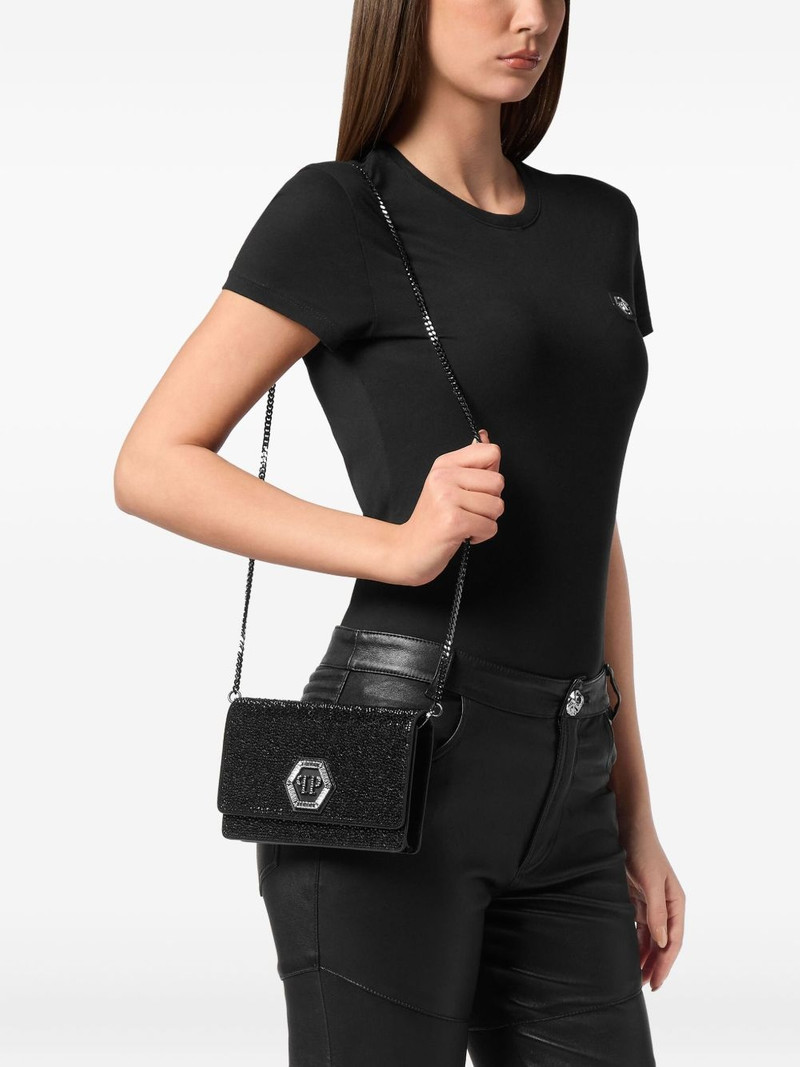 PHILIPP PLEIN mini Hexagon-logo shoulder bag outlook