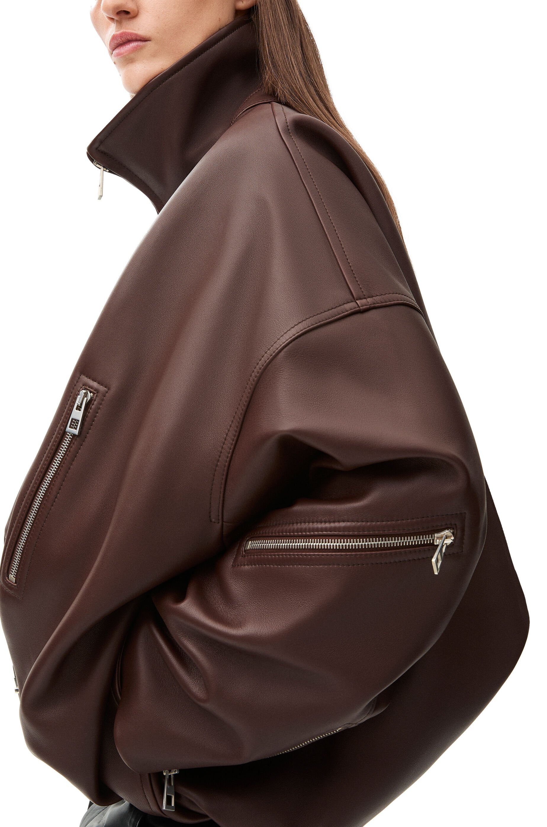 Balloon jacket in nappa lambskin - 5