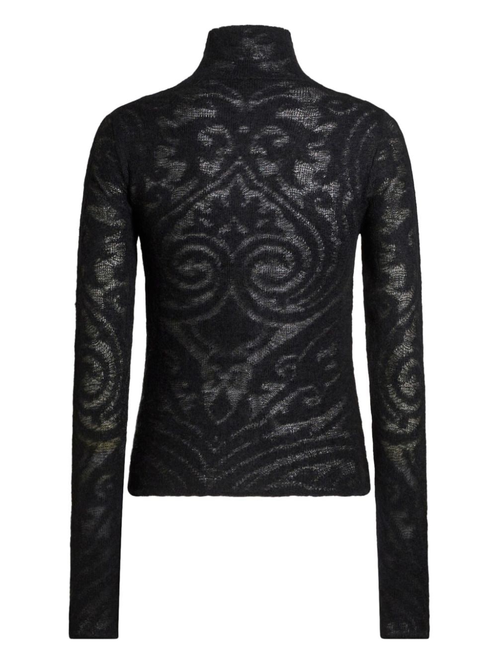 jacquard knitted top - 7
