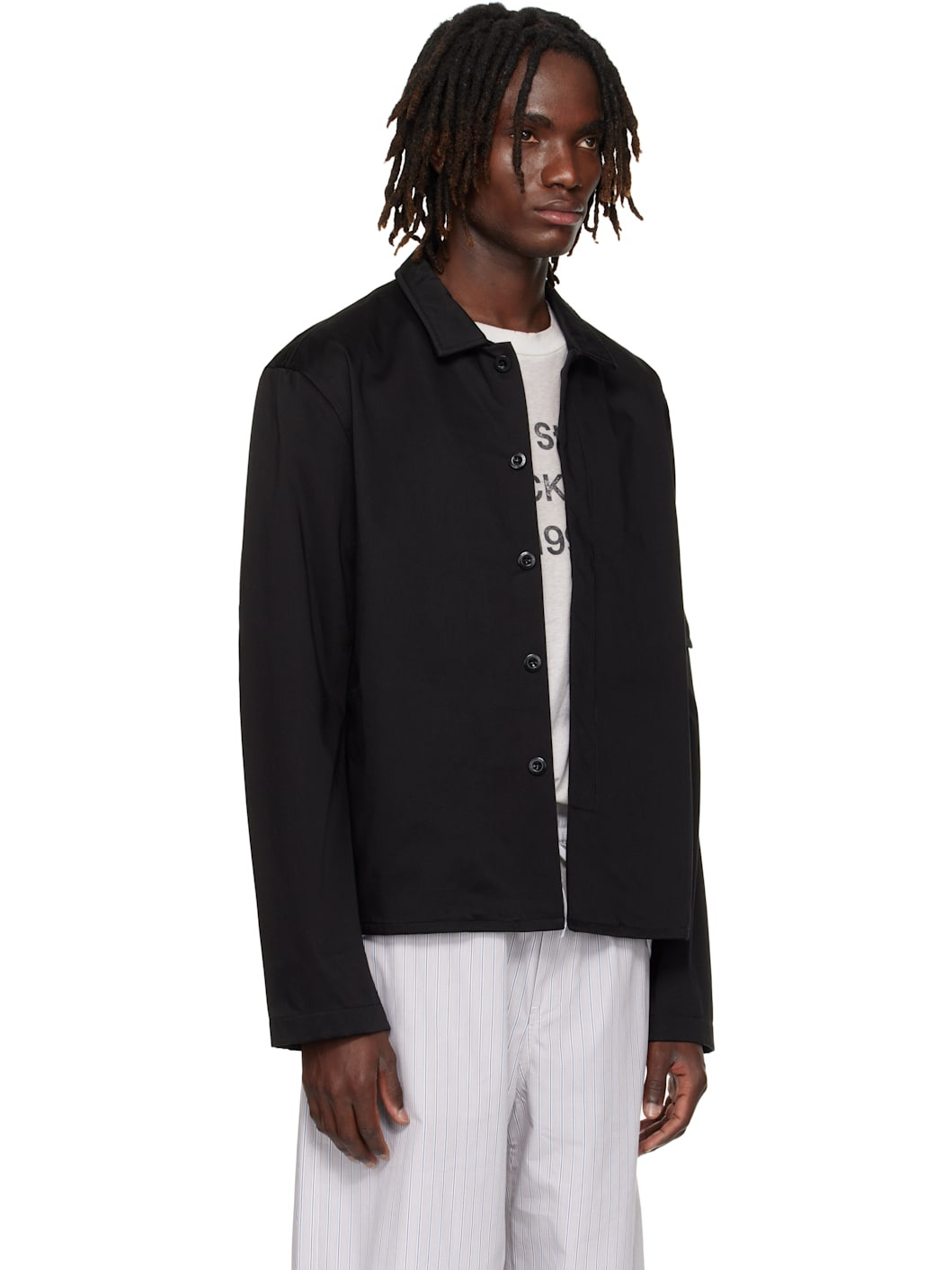 Black Satin Jacket - 2