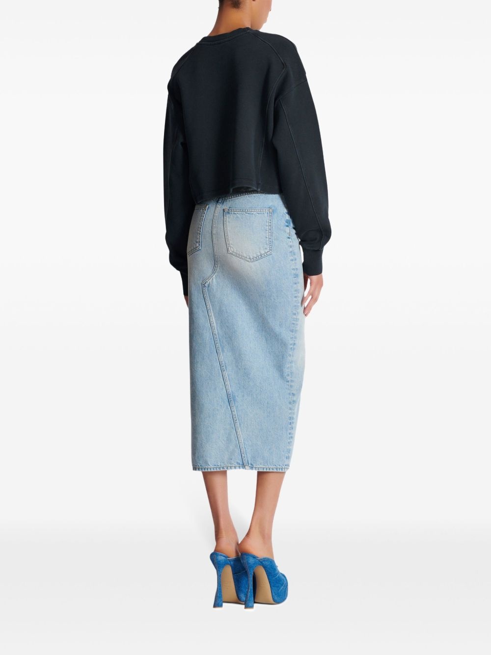 logo-embroidered sweatshirt - 4