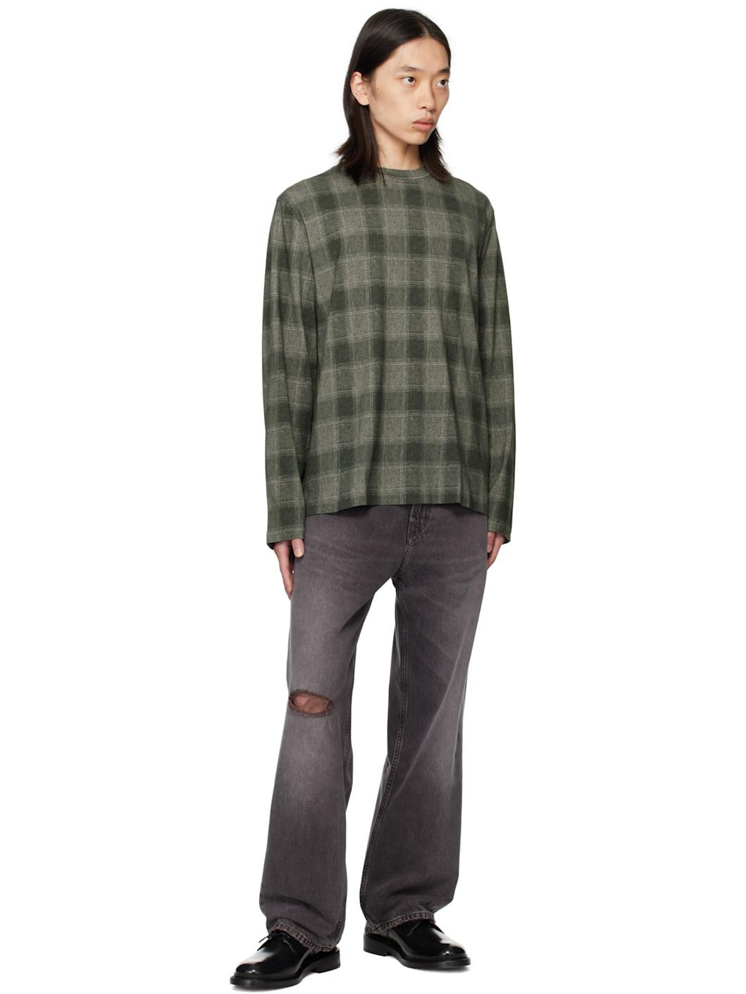 Gray Box Longsleeve T-shirt - 4