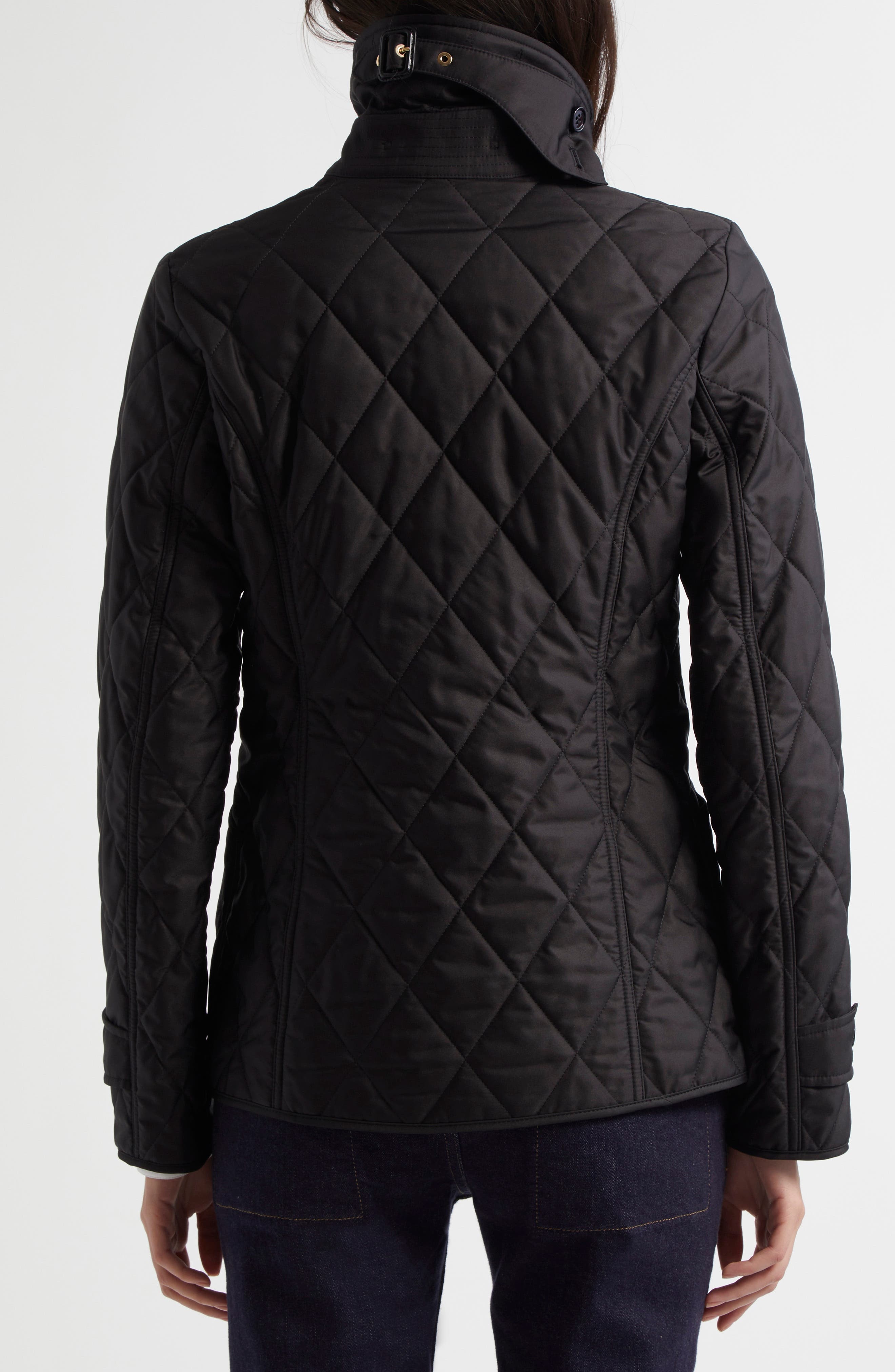 burberry Fernleigh Quilted Jacket in Black at Nordstrom - 2