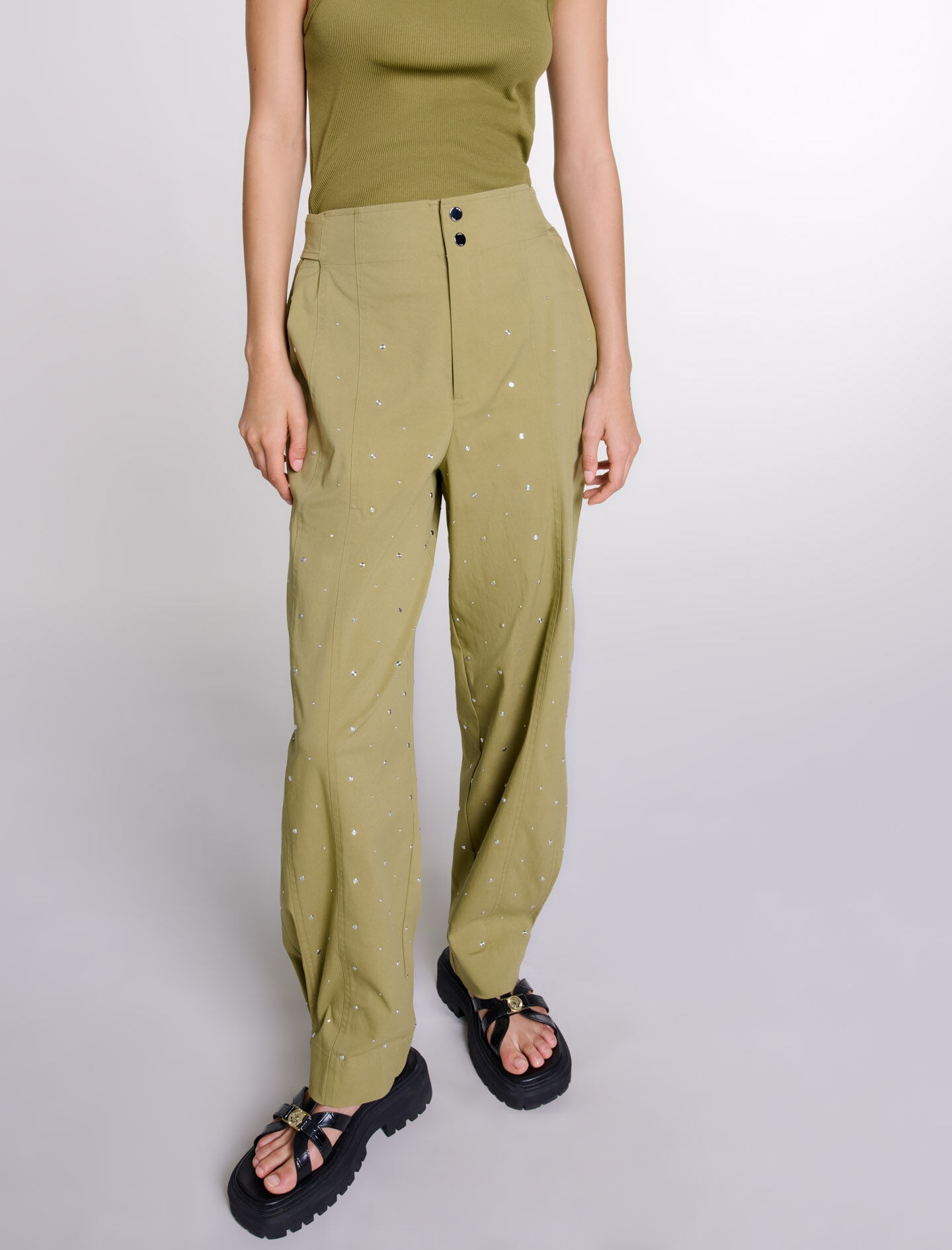 Studded baggy trousers - 6