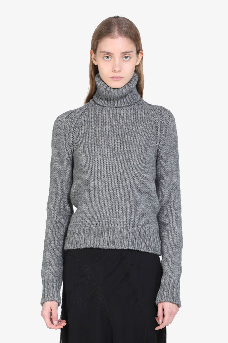 ROLL-NECK CUT-OUT SWEATER 1