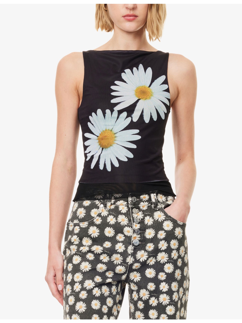 Daisy Multi-Layer Mesh Top - 3