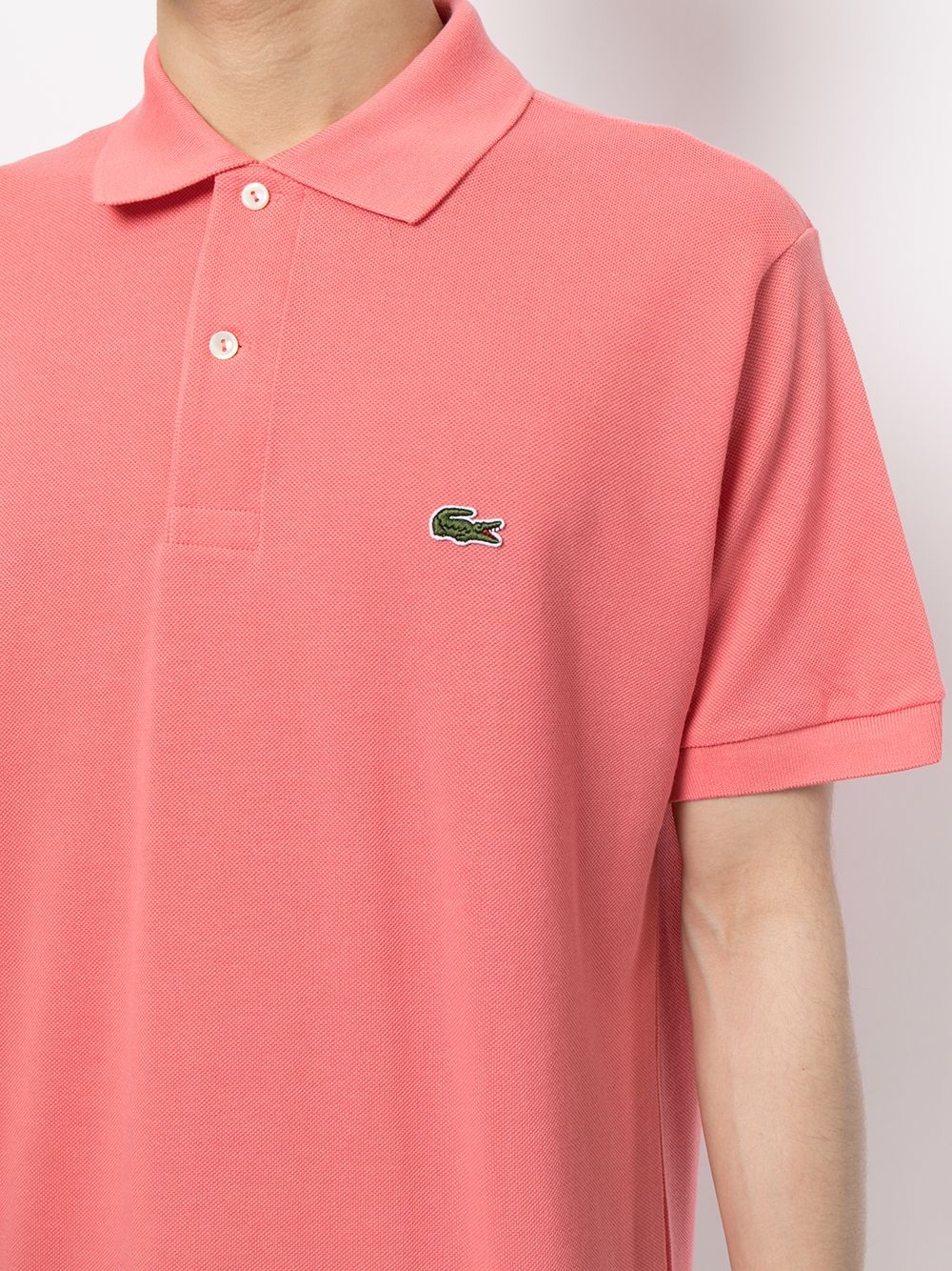 Classic appliqué-logo polo shirt - 5