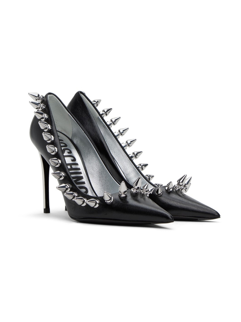 Black Spikes Heels 4