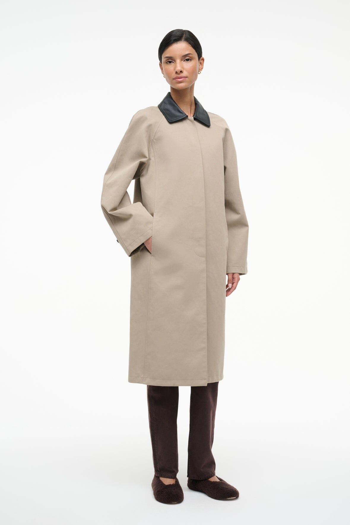 STAUD JONAH LONG JACKET RIVERSTONE - 3