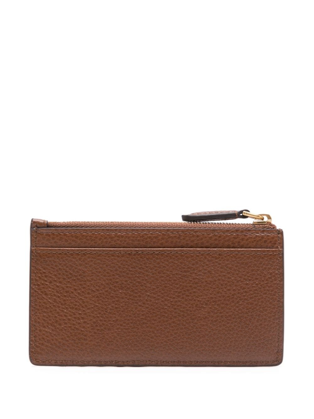 zipped leather coin pouch - 2