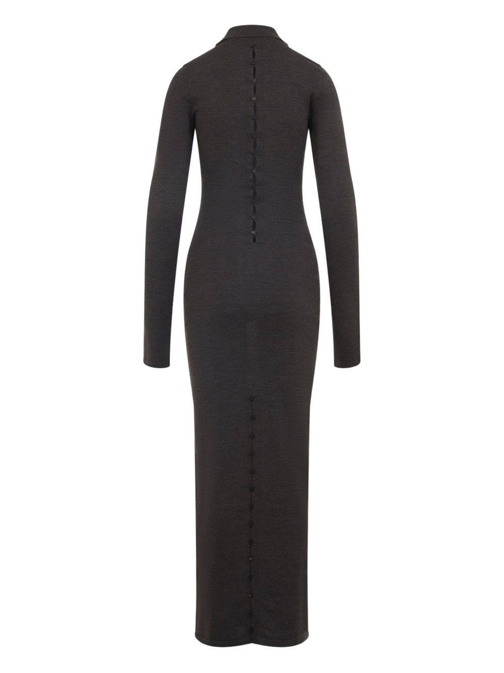 Knitted polo dress - 2